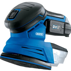 D20 20V Rechargable Tri Palm Sander Draper