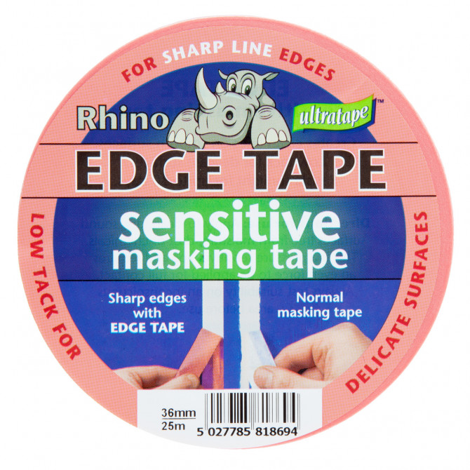 Pink Edge Masking Tape 36mm x25m PROFESIONAL
