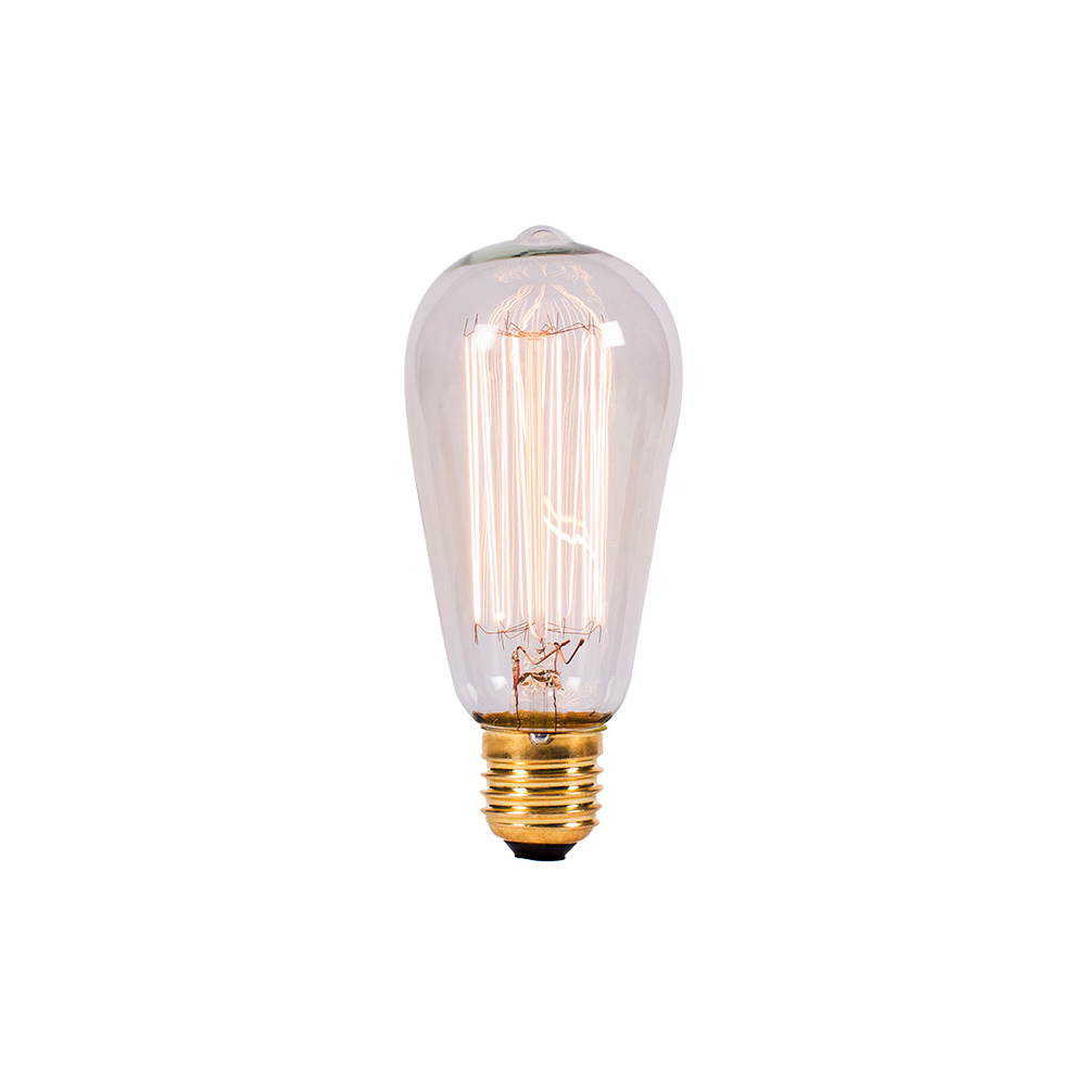 Squirrel Cage ES 60W Filament Amber BELL