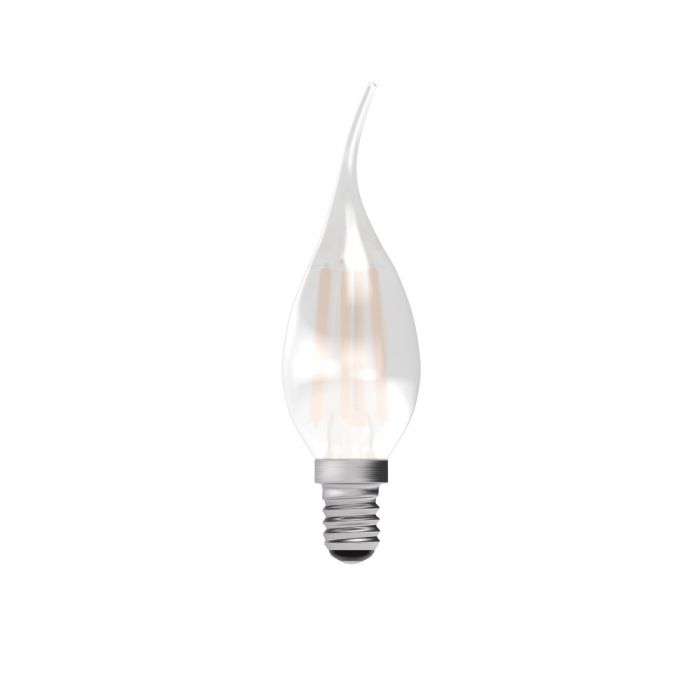 60716 LED SES Satin Bent tip Fil Candle BELL