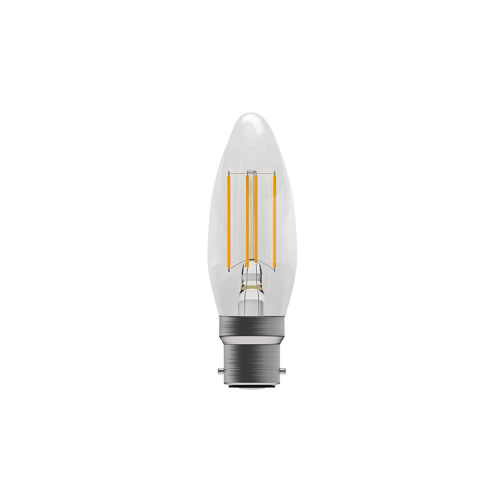 4W LED Filla Clear Candle BC 27k Dimm BELL