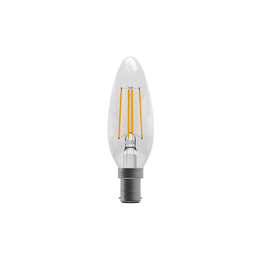 4W LED Filla Clear Candle SBC 27k Dimm BELL
