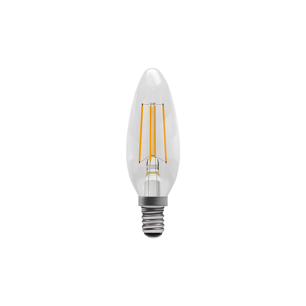 4W LED Filla Clear Candle SES 27k Dimm BELL