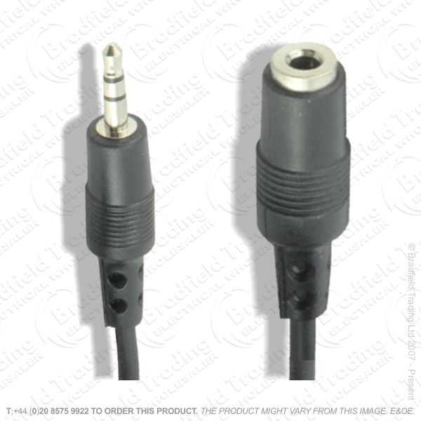 E26) Audio Lead 3.5mm M-F Extension 5m