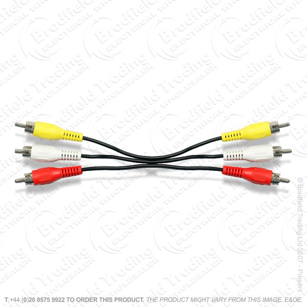 E26) 3Phono to 3Phono RCA 10M Lead