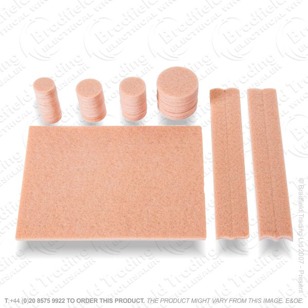 68pc Self Adhesive HD Felt Pads 68491C MARKSM
