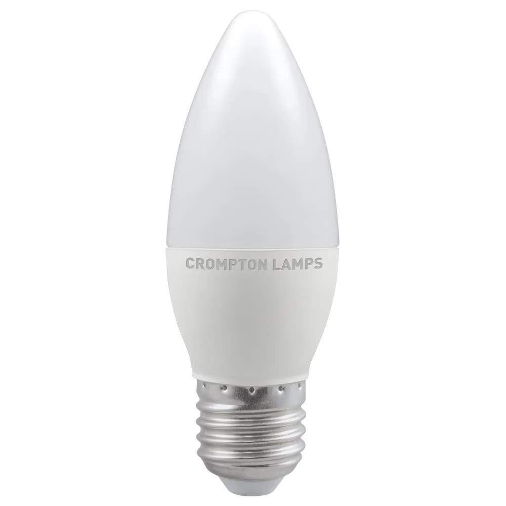 5.5W 470lm LED Candle ES 27k 240V CROMPTON