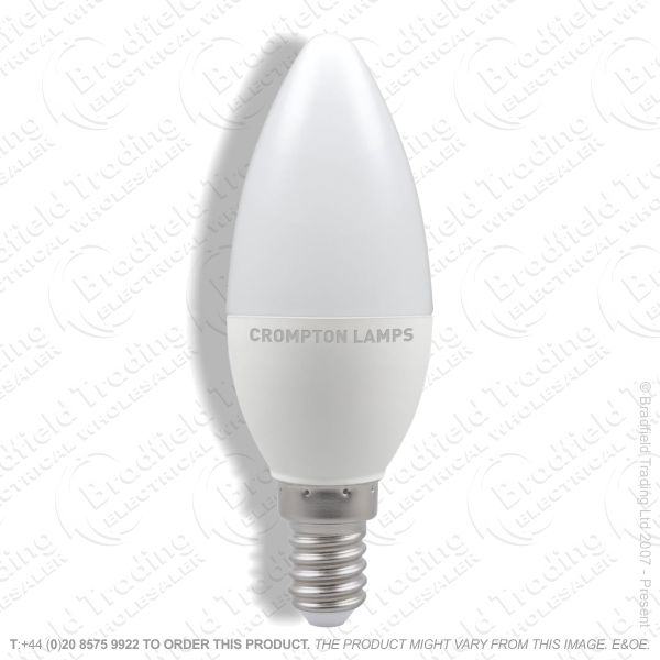 A29) 5.5W LED Candle SES 27k 240V CROMPTON