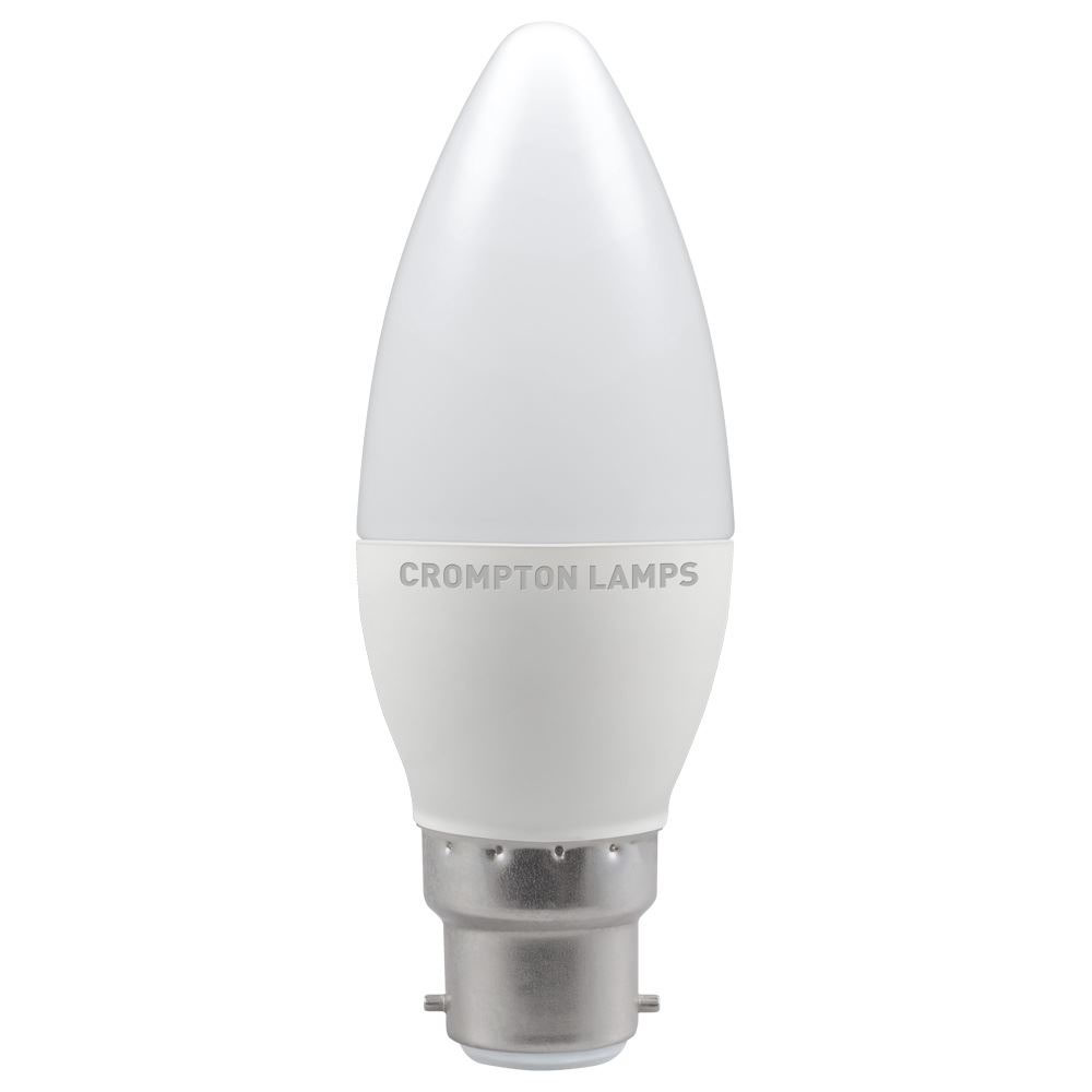 5.5W Candle Opal BC LED 6500k CROMPTON