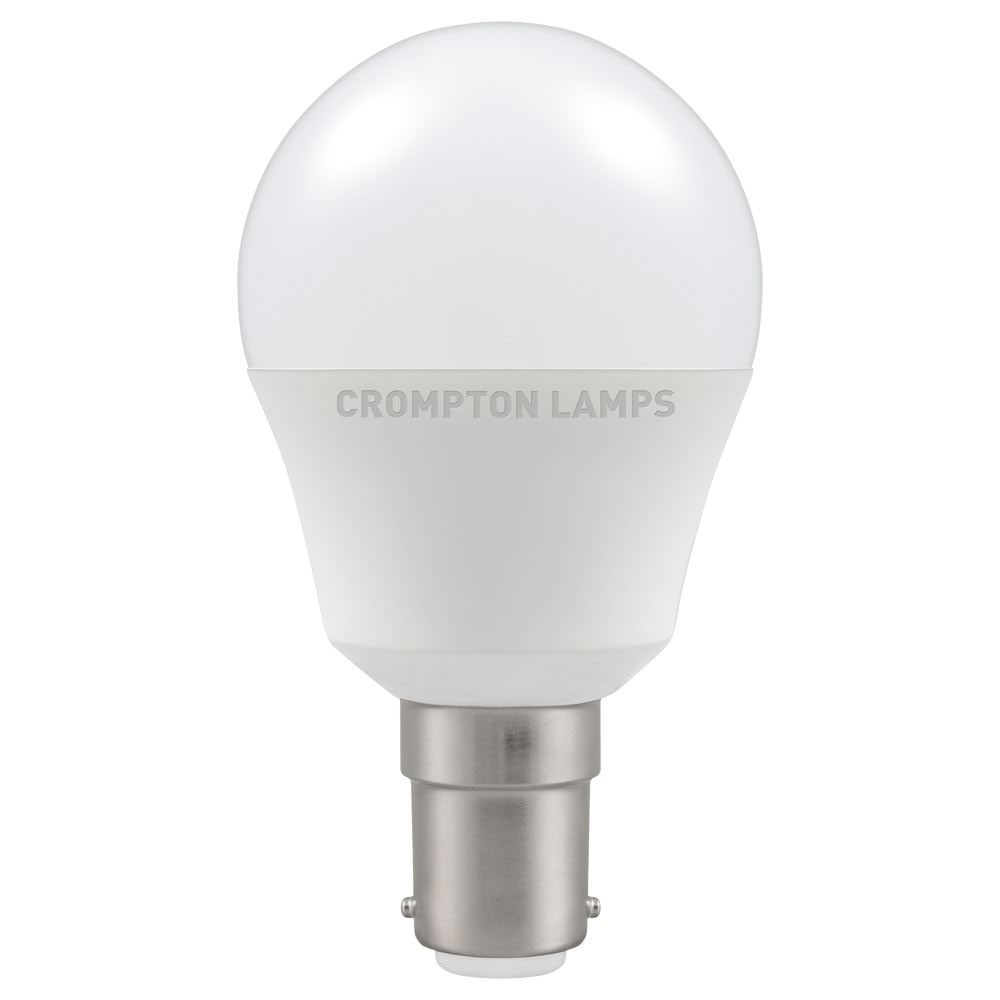 5.5W 470lm LED SBC Golf 27k 240V CROMPTON