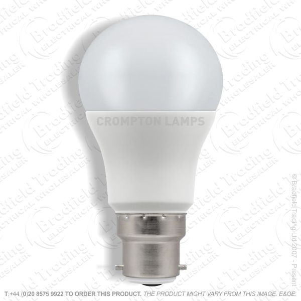 A20) 5.5W LED GLS BC 27k 240V CROMPTON