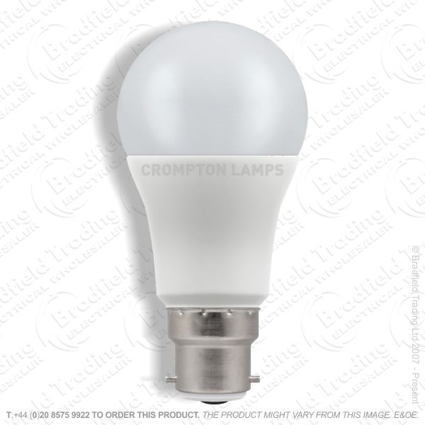 A20) 15W LED GLS BC 27k 240V CROMPTON