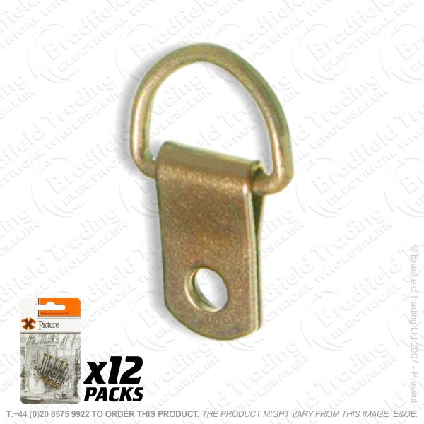 Single D Ring Brass (12) BP FRANK SHAW