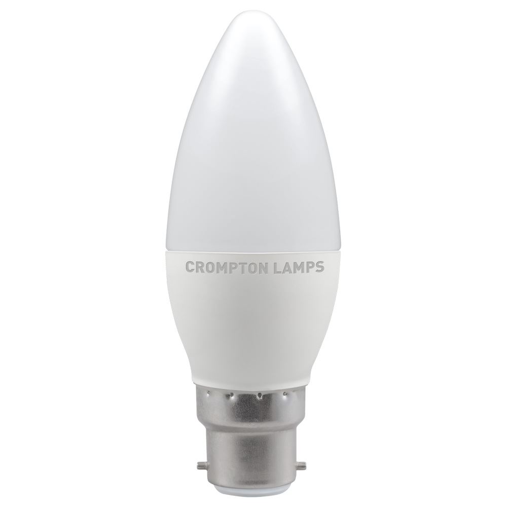 5.5W LED Candle BC 27k Dimm CROMPTON