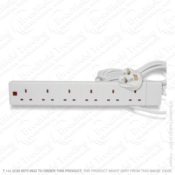 F04) Mains Extension Lead 6G 13A 2M ECO