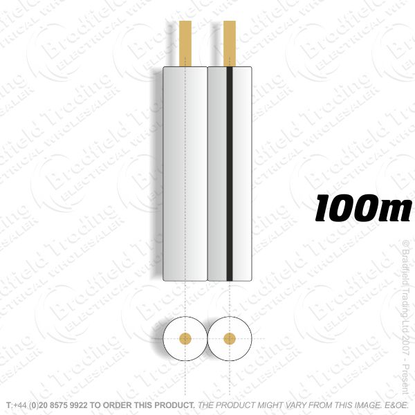 H08) Speaker 13 strand white 100M E621BA