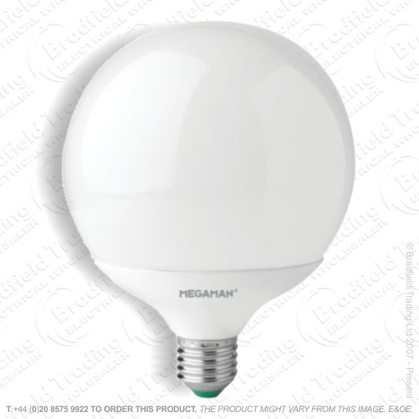 A34) LED Globe 120mm 14W ES 4000k CW Megaman