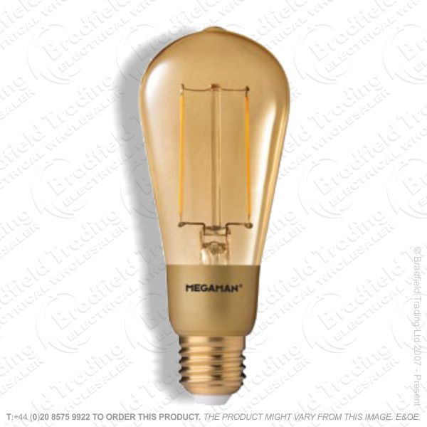 A24) LED ES 3w 2200k Dimmable Filament MEGAM