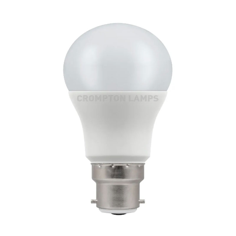 8.5W LED GLS BC 4k 240V Dimm CROMPTON