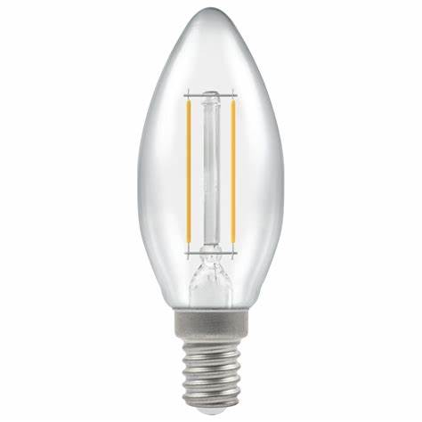 2.5W LED Fila Clear Candle SES 27k Dim CRO