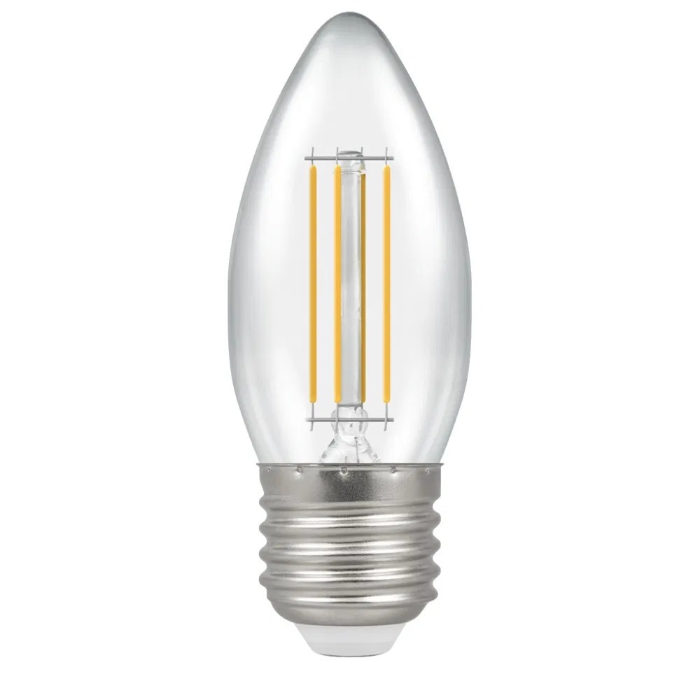 5W 470lm LED Fil Clear Candle ES 4k Dim CRO