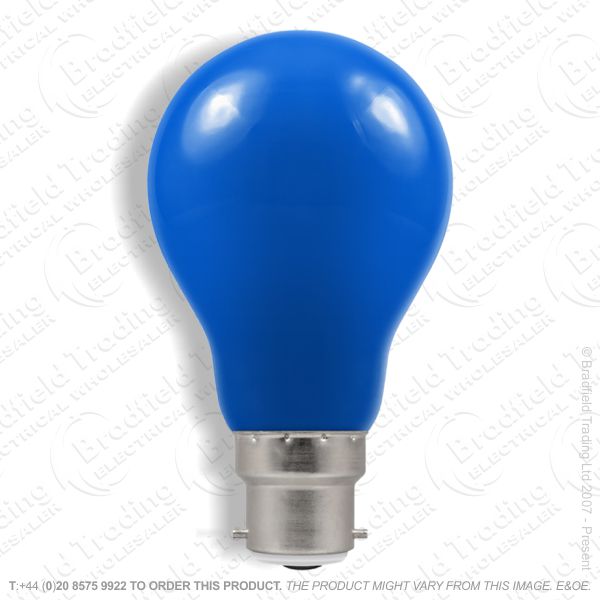 A02) GLS Coloured BC Blue 15W