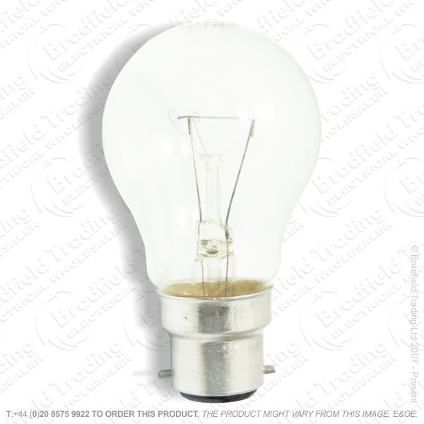 A02) GLS BC Clear 15W Bulb BELL