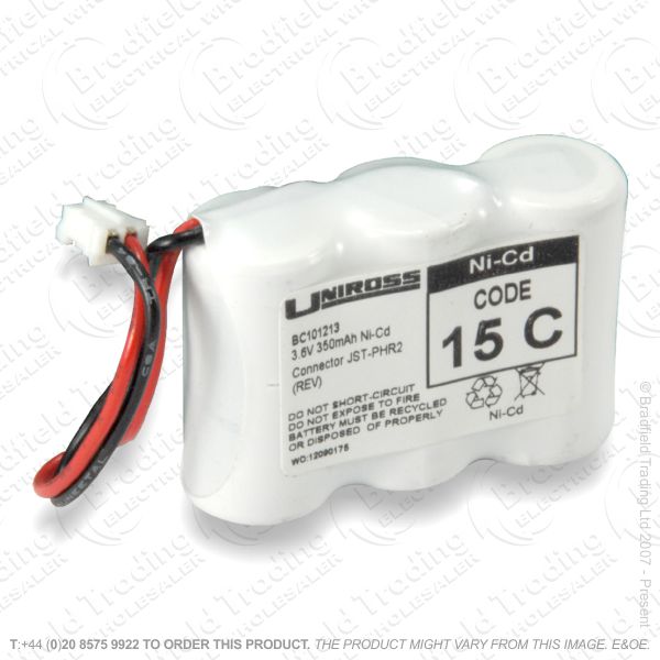 E13) Battery Phone 3.6V 350mAH 3x.5AA UNI