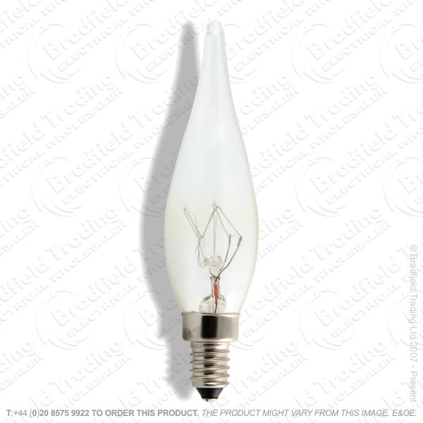 A06) Candle MES E10 Clear 15W GS SWAN