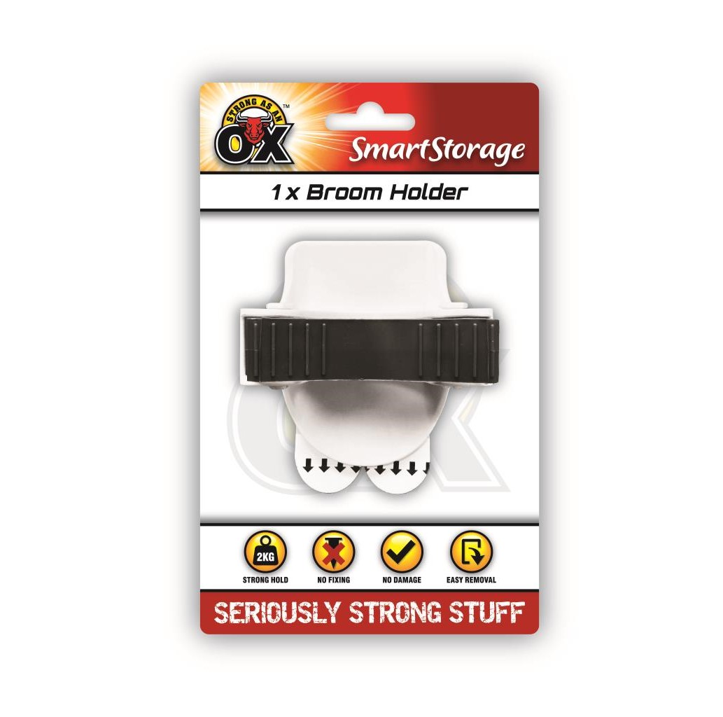 Broom Holder Self Adhesive SMART HOOK RAPIDE