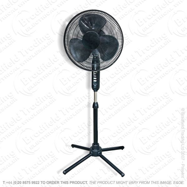 D06) Fan Pedestal 16   Black BENROSS