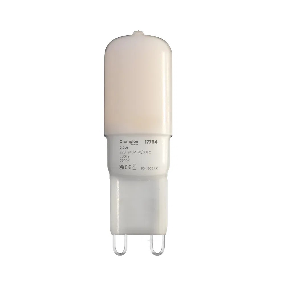 2.2W G9 Cap Bulb 27k WW LED 16x47 CRO