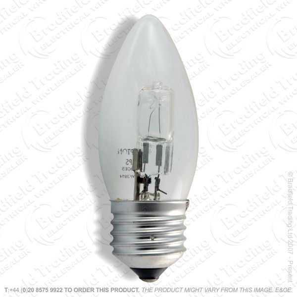 A12) Candle Halogen ES clear 18W Bulb BELL