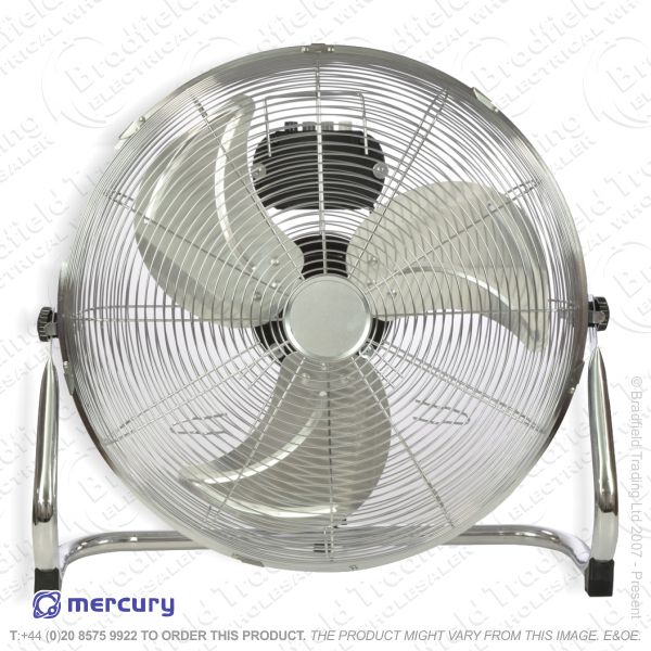 D07) Fans Floor 18 Blower HVelocity Chrome