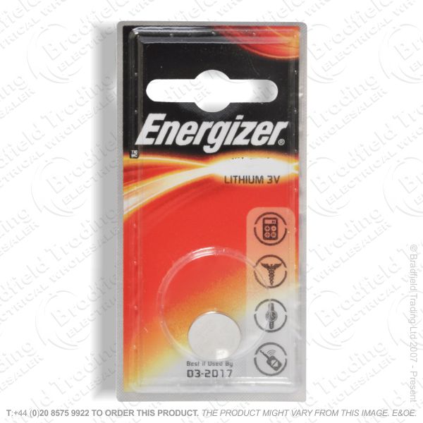E09) Battery CR2016 pk2 3V lithium ENERGI