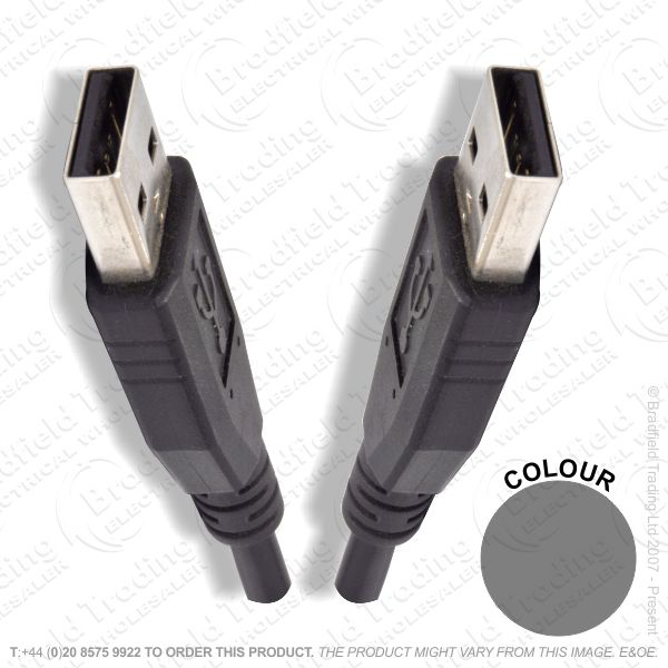 E19) USB 3.0 A to A p-p Lead 2M Male P288CB