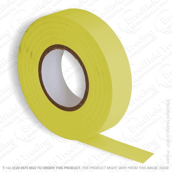 G02) Tape Insulation 20M PVC yellow (Single)