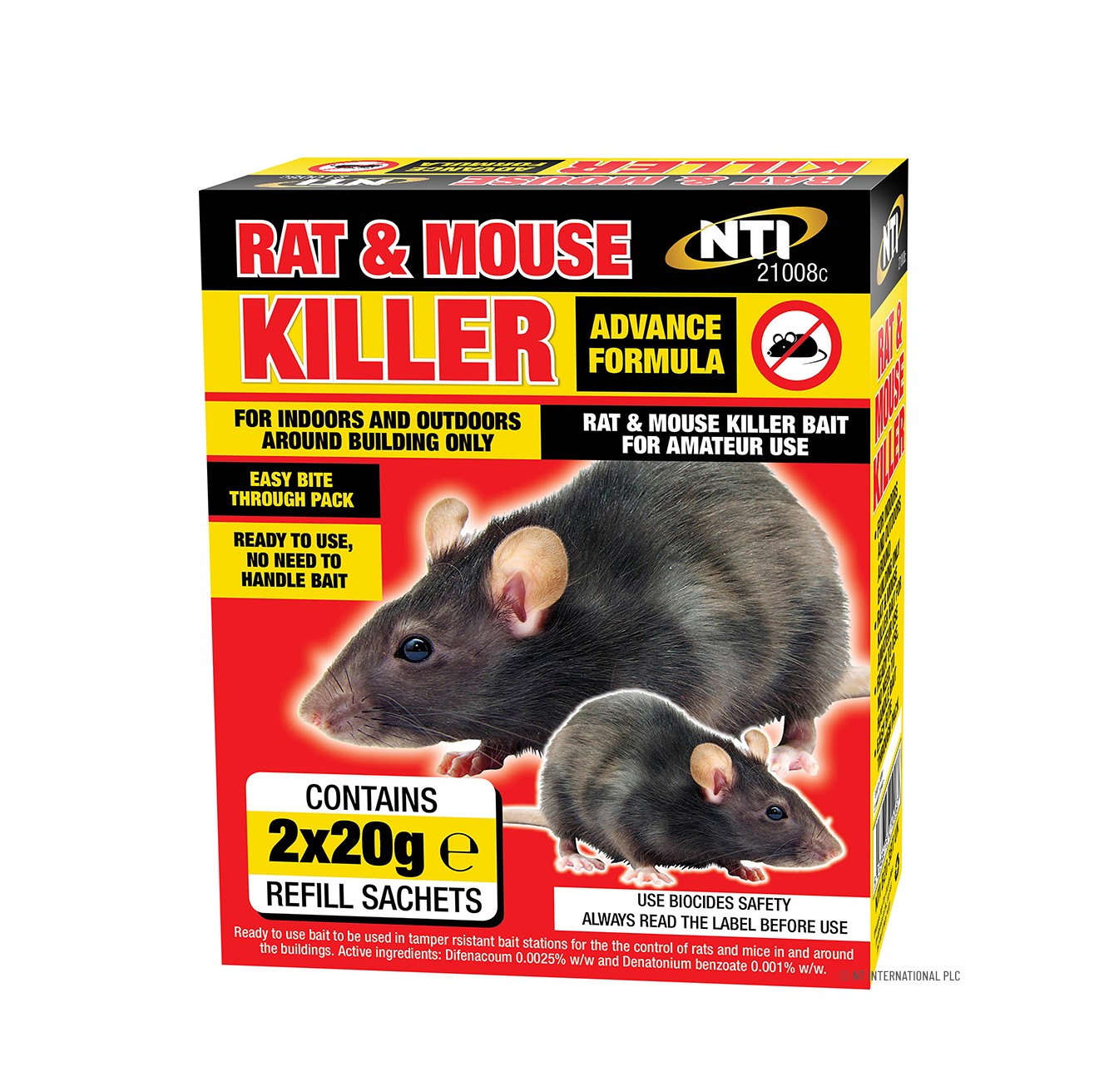 Mouse Rat Killer 2x 20g Poison NTI