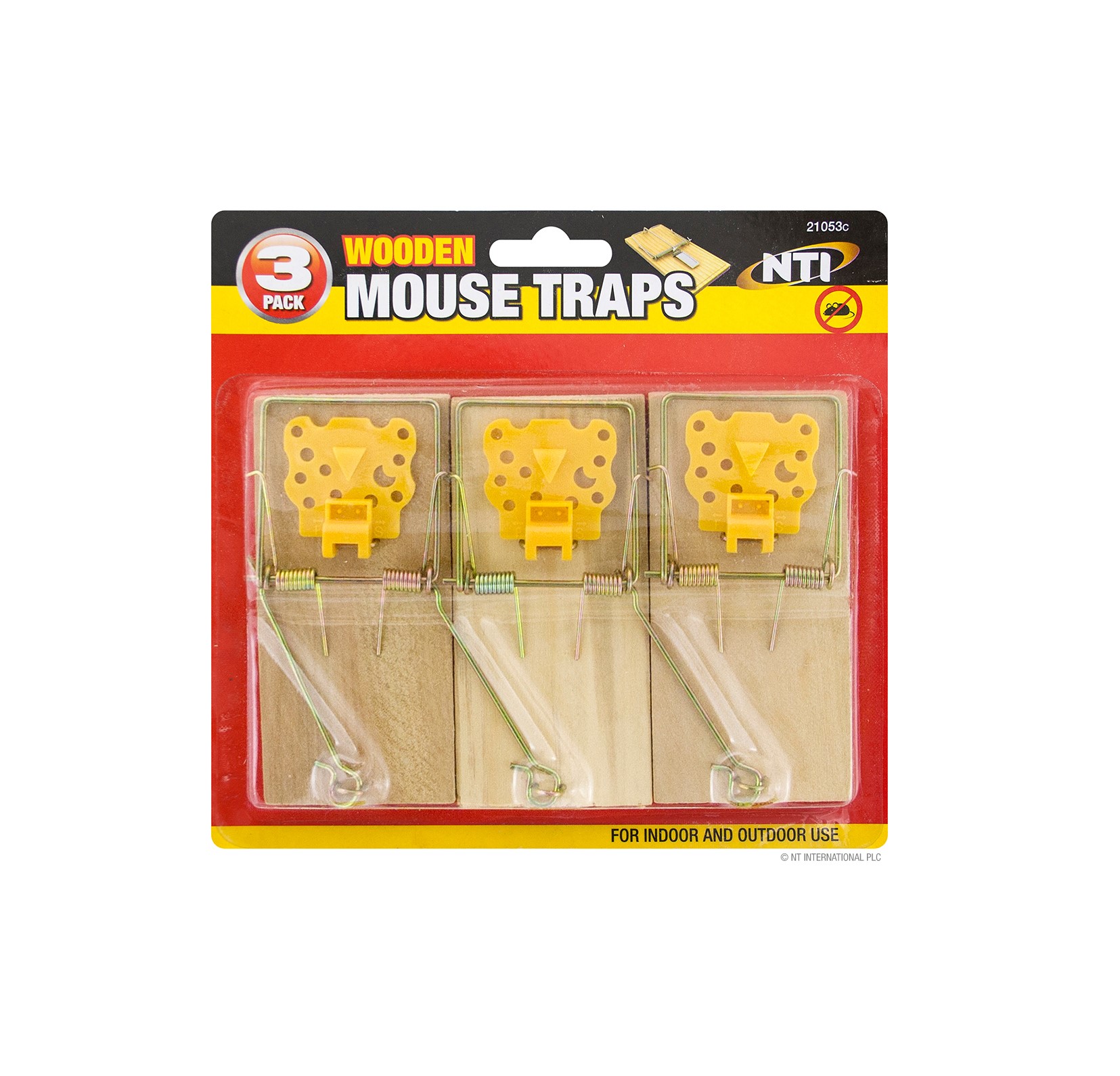 Mouse Traps Wooden Pk3 NTI