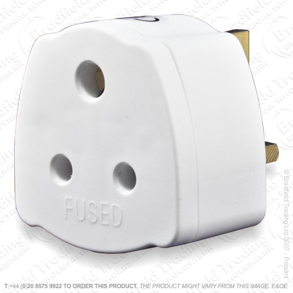 Travel Adaptor India sock - UKplug STATUS