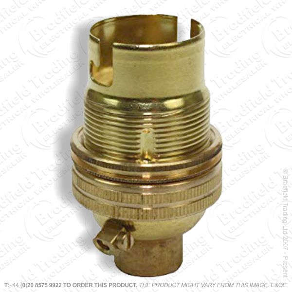 B02) Lamp Holder SBC brass LYVIA