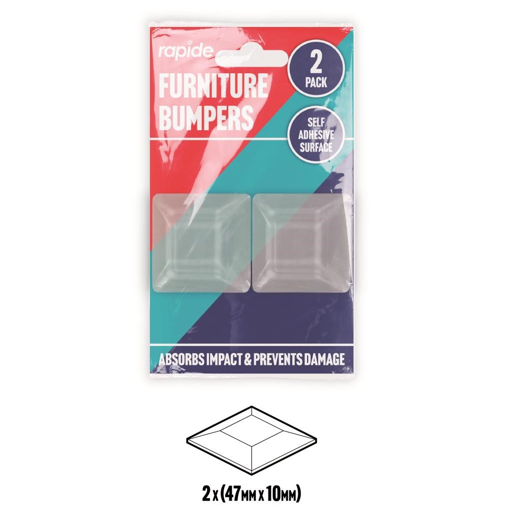 Furniture Bumpers Adhesive 2x 47mm RAPIDE