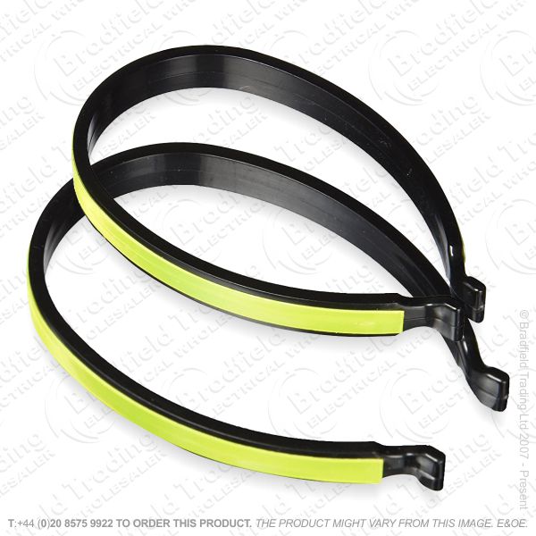 G56) Bicycle Trouser Clip Reflective 2pc