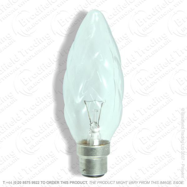 A05) Candle Flambau Clear 25W BELL