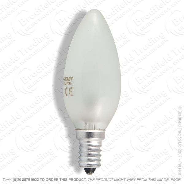 Candle 35mm SES opal 25W Rough Service