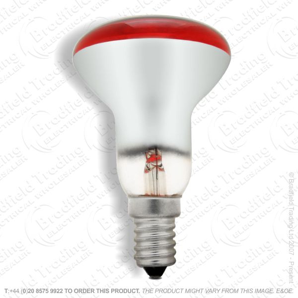 A09) Reflector R50 col SES red 25W CRO