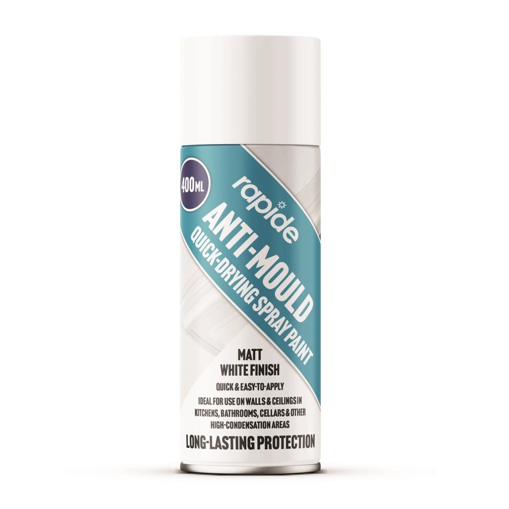 Anti Mould Spray Paint 400ml White RAPIDE