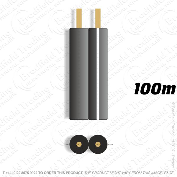 H08) Speaker 26 strand Black 100M