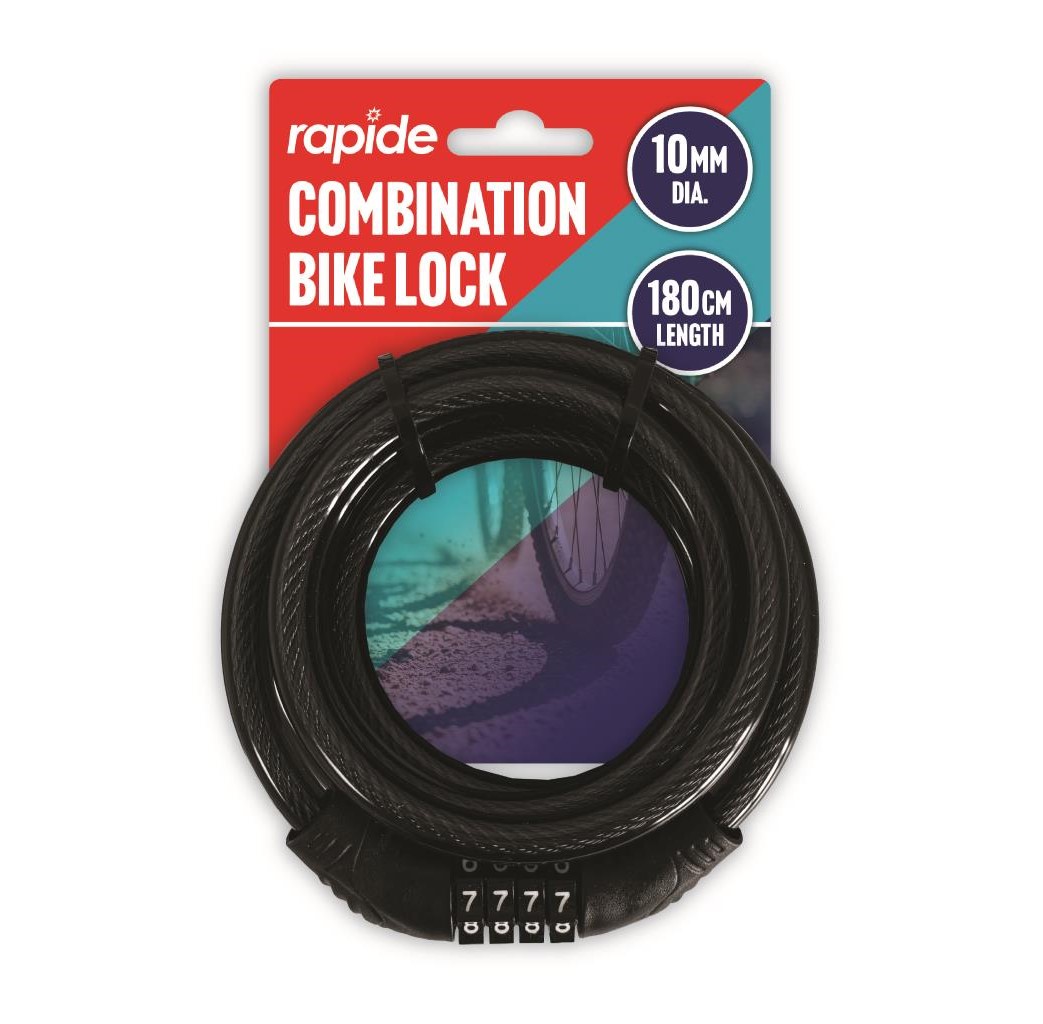 Combi Bike Cable Lock 10x 1800mm RAPIDE