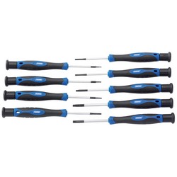 Precision Screwdriver 9pc Set TX-Star DRAPER